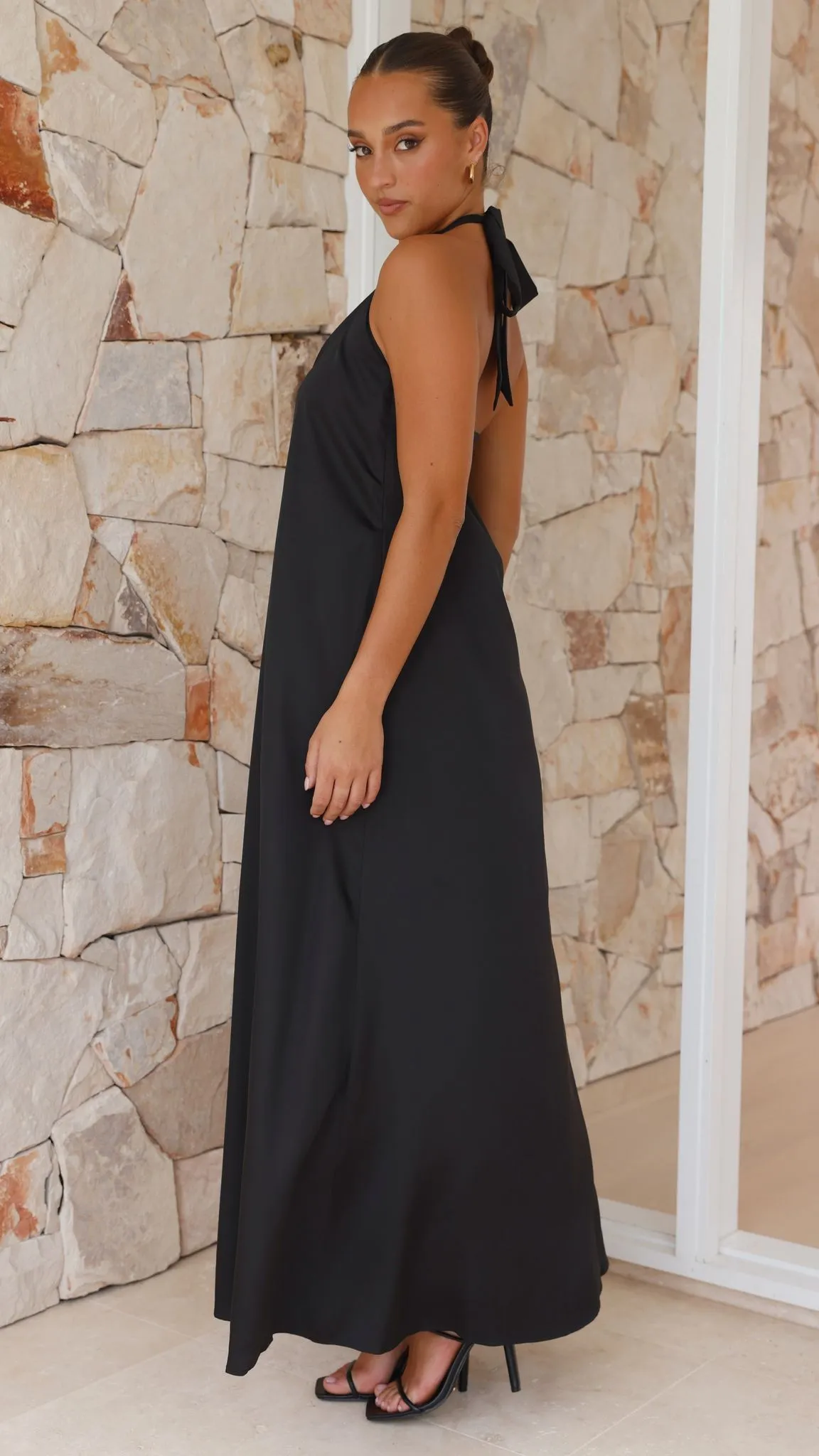 Monique Maxi Dress - Black sold by Billy J product image thumbnail 4