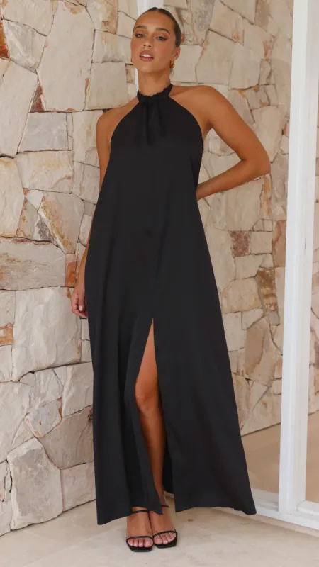 Monique Maxi Dress - Black sold by Billy J