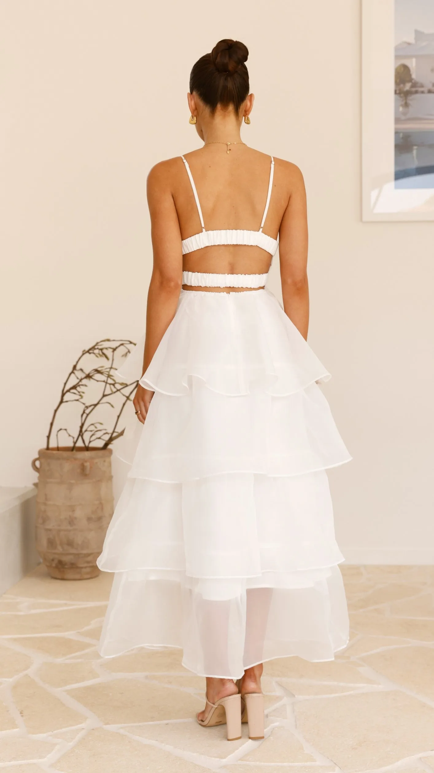 Shayla Maxi Dress - White sold by Billy J product image thumbnail 2