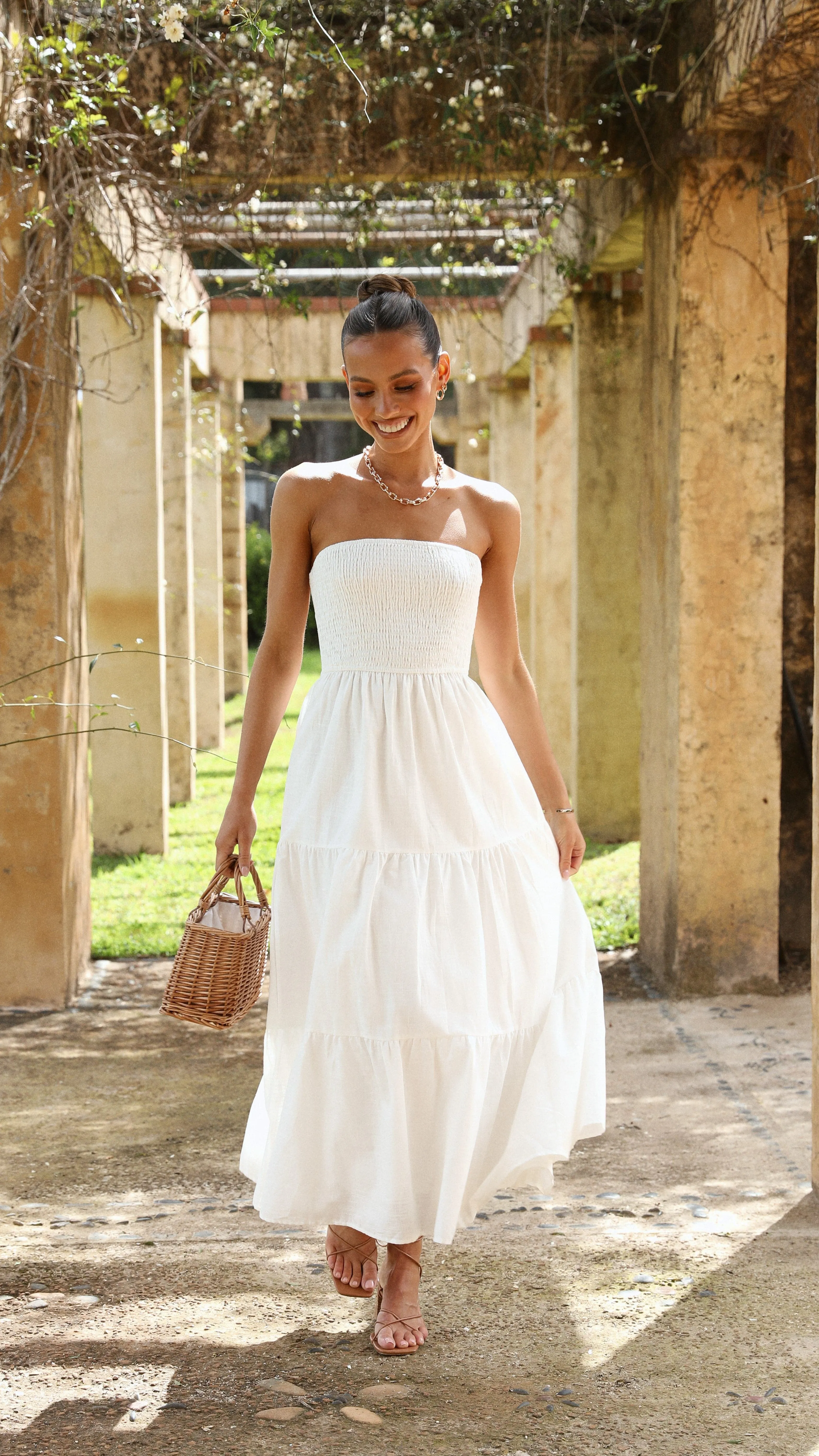 Brooke Maxi Dress - White sold by Billy J product image thumbnail 3