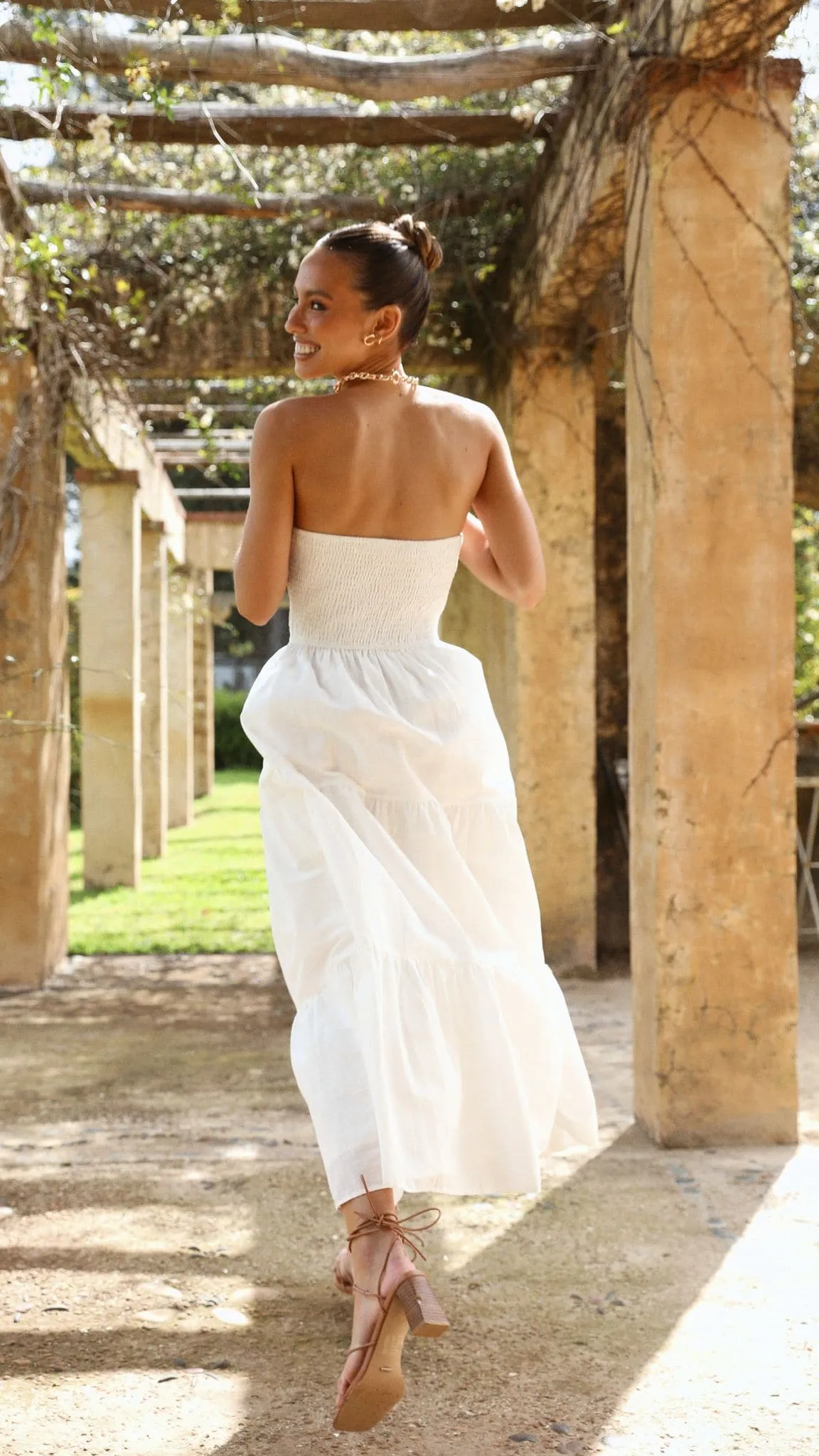 Brooke Maxi Dress - White sold by Billy J product image thumbnail 4