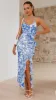 Debbie Midi Dress - Blue Floral sold by Billy J
