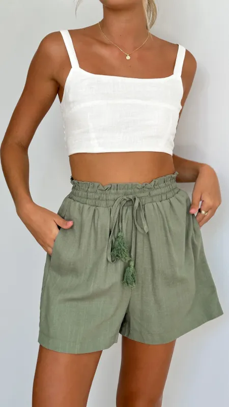 Aylah Shorts - Khaki sold by Billy J