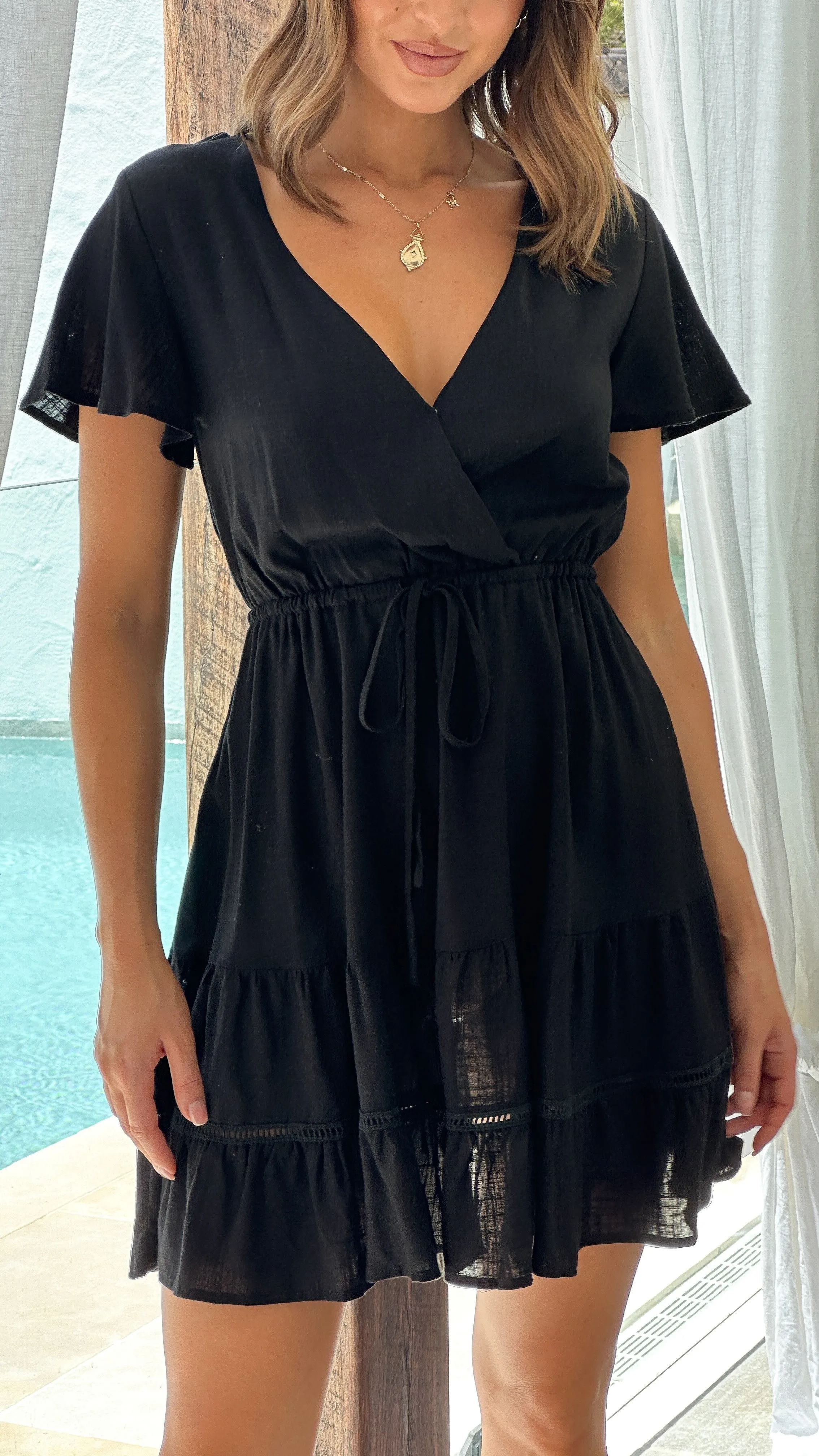 Sadelle Mini Dress - Black sold by Billy J product image thumbnail 4