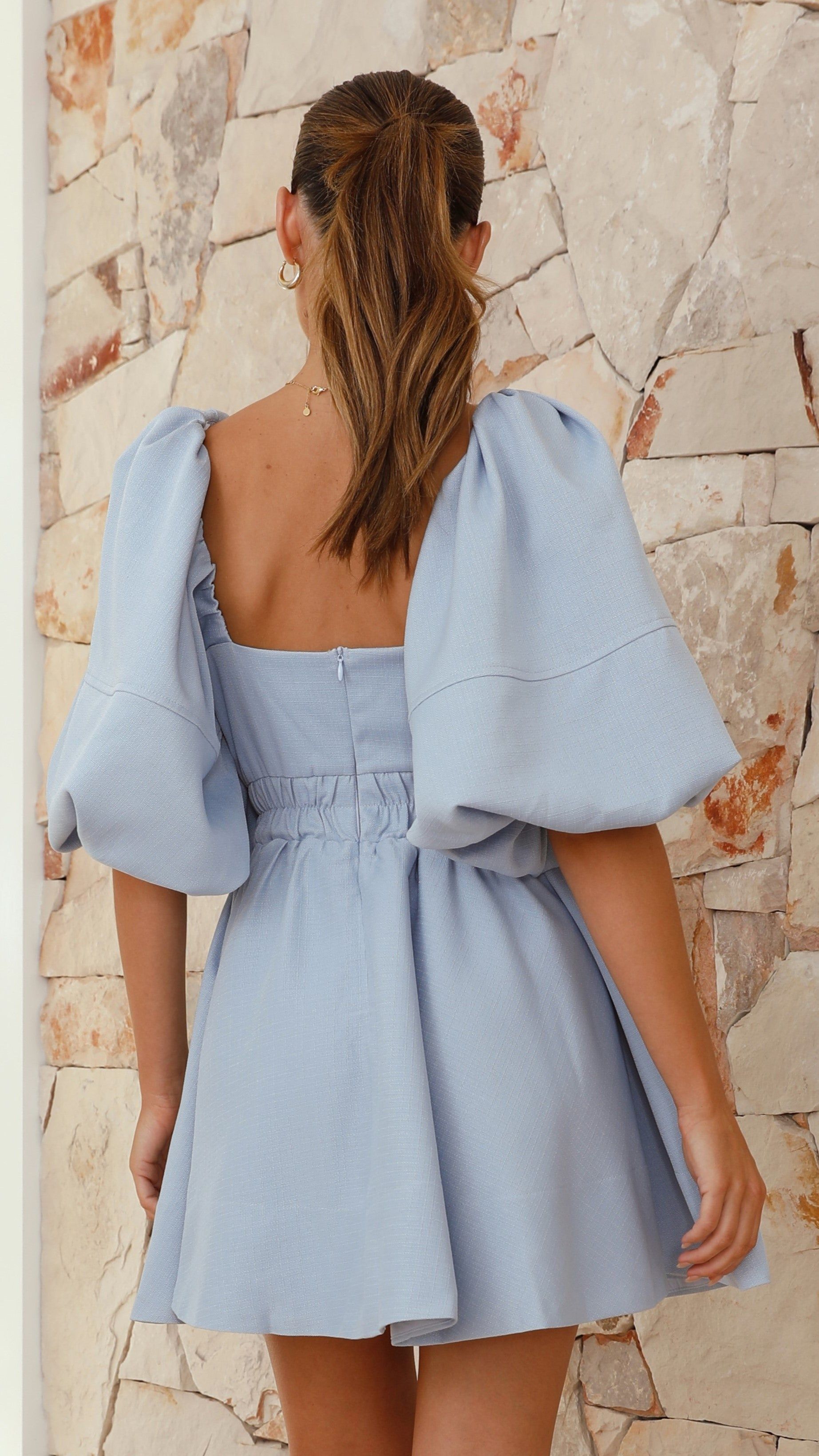 Amayah Mini Dress - Blue sold by Billy J product image thumbnail 2