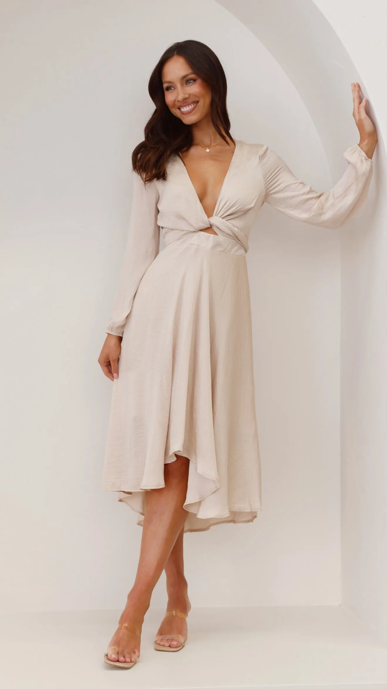 Starry Nights Dress - Champagne sold by Billy J product image thumbnail 5