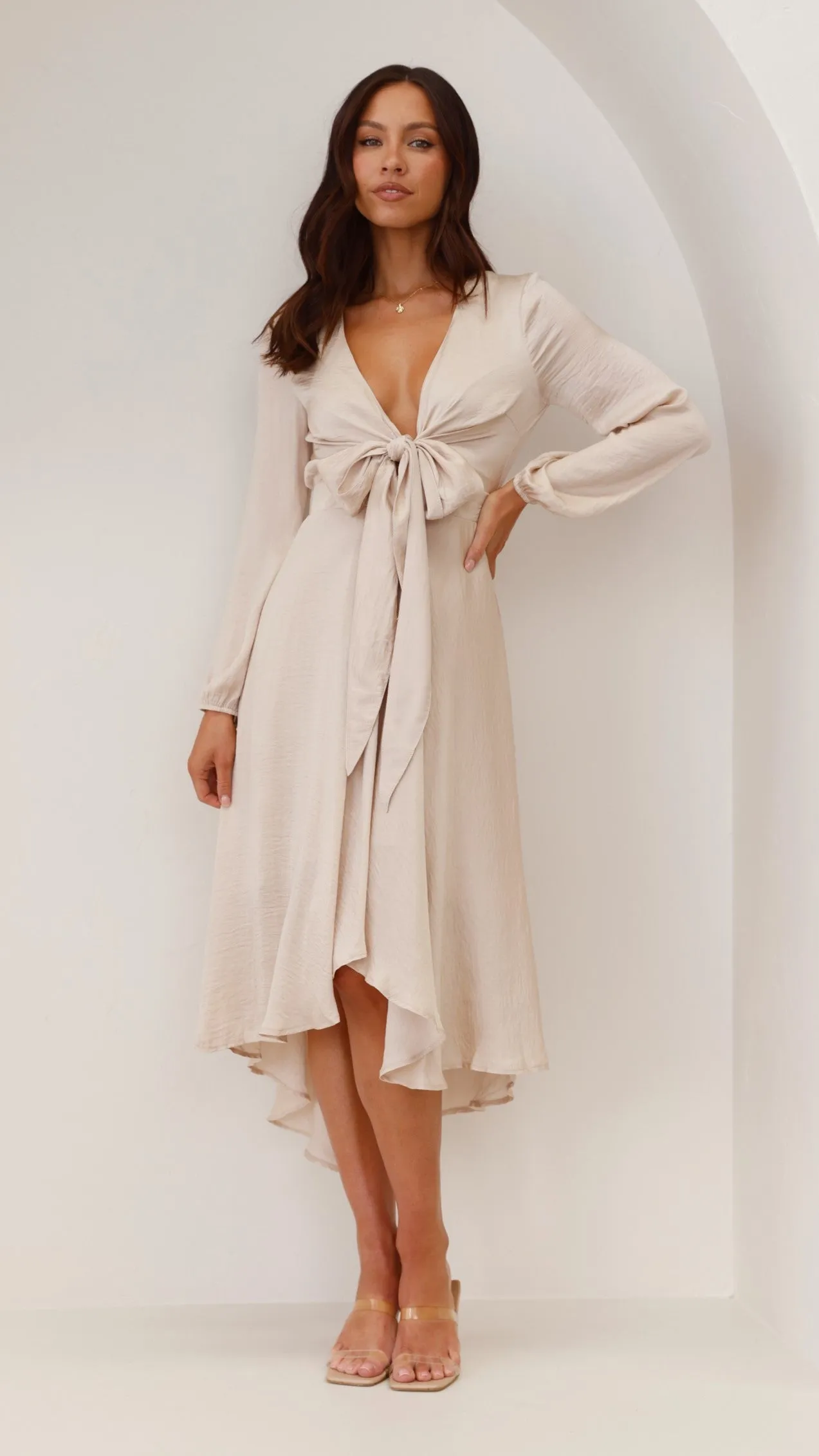 Starry Nights Dress - Champagne sold by Billy J product image thumbnail 3