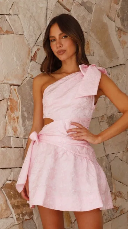 Ashton Mini Dress - Pink sold by Billy J