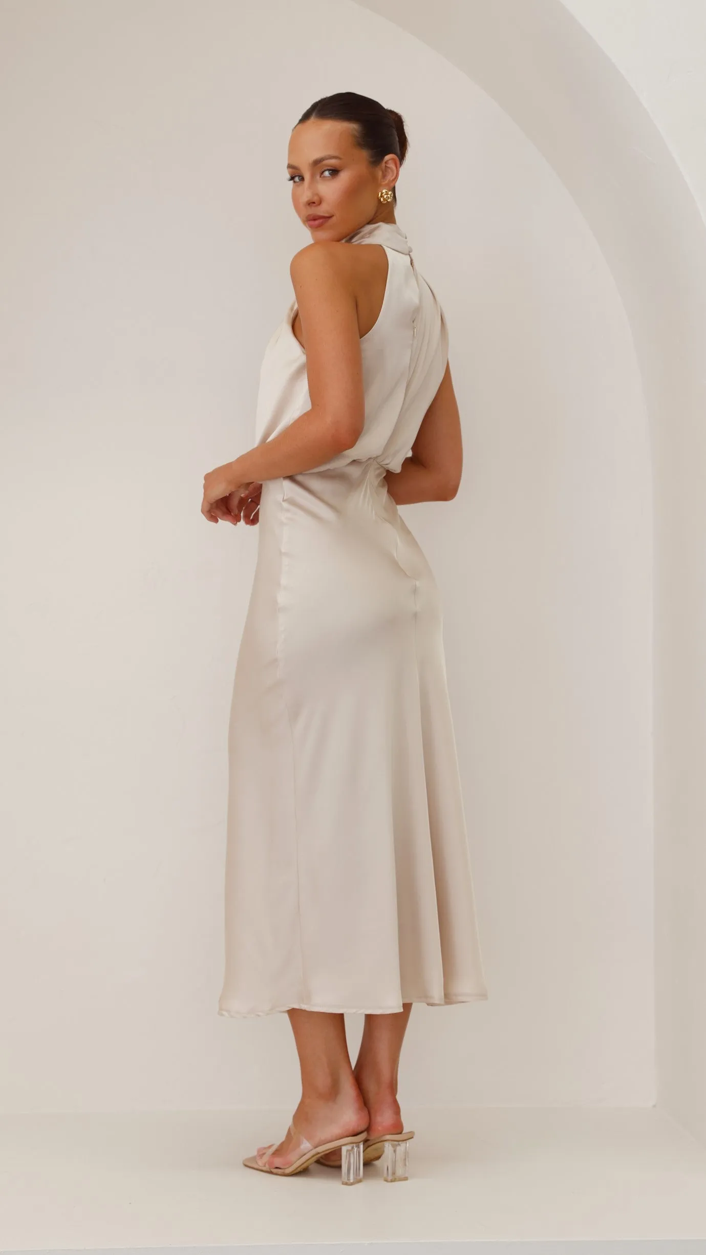 Esther Maxi Dress - Champagne sold by Billy J product image thumbnail 3