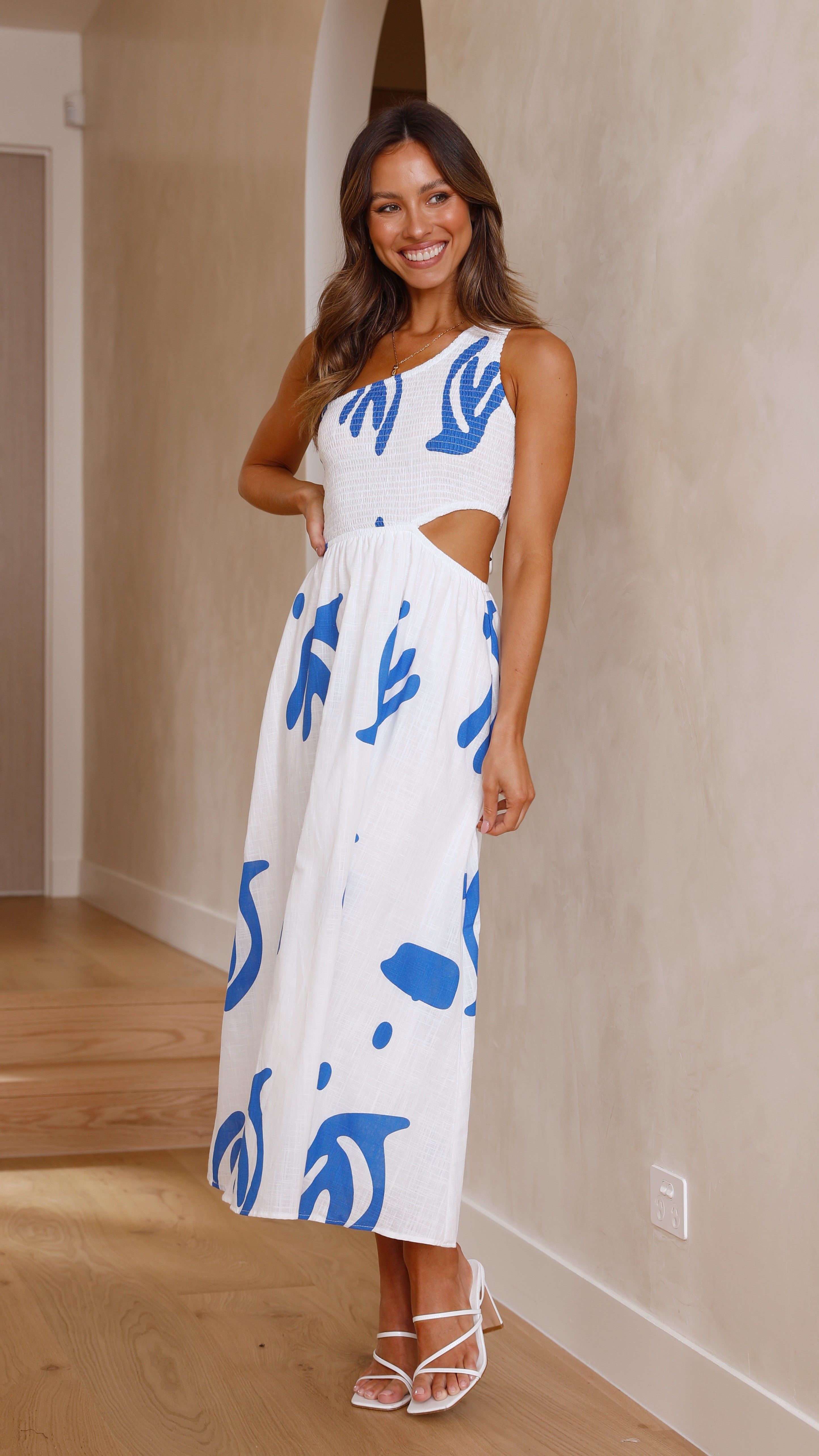 Elle Midi Dress - Blue sold by Billy J product image thumbnail 5