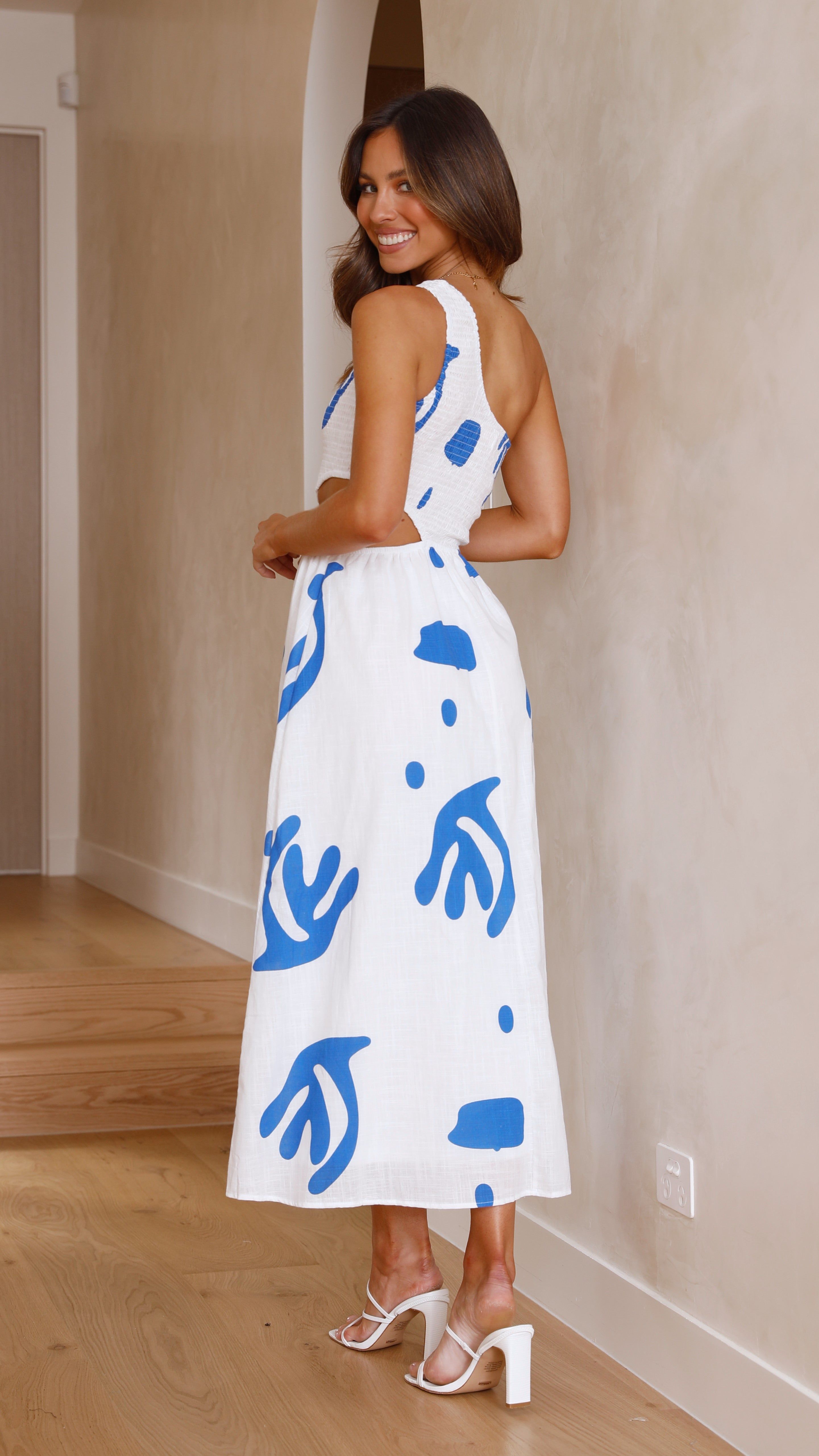 Elle Midi Dress - Blue sold by Billy J product image thumbnail 4