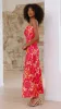 Miya Maxi Dress - Pink/Red Floral sold by Billy J