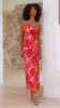 Miya Maxi Dress - Pink/Red Floral sold by Billy J