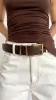 Jabilo Belt - Brown / Gold sold by Billy J