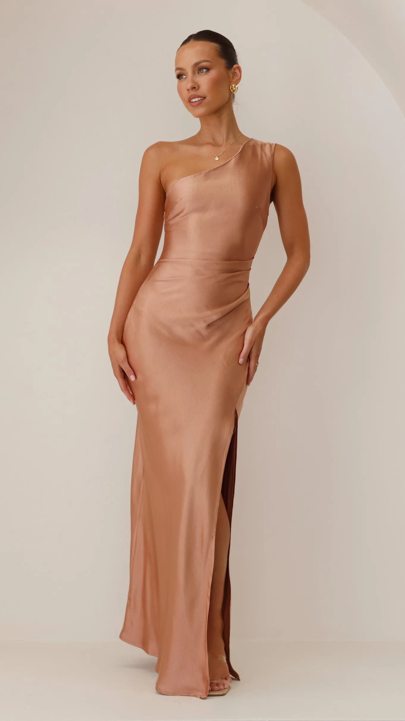 Victoria Maxi Dress - Clay sold by Billy J