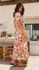 Petal Midi Dress - Tan/White sold by Billy J