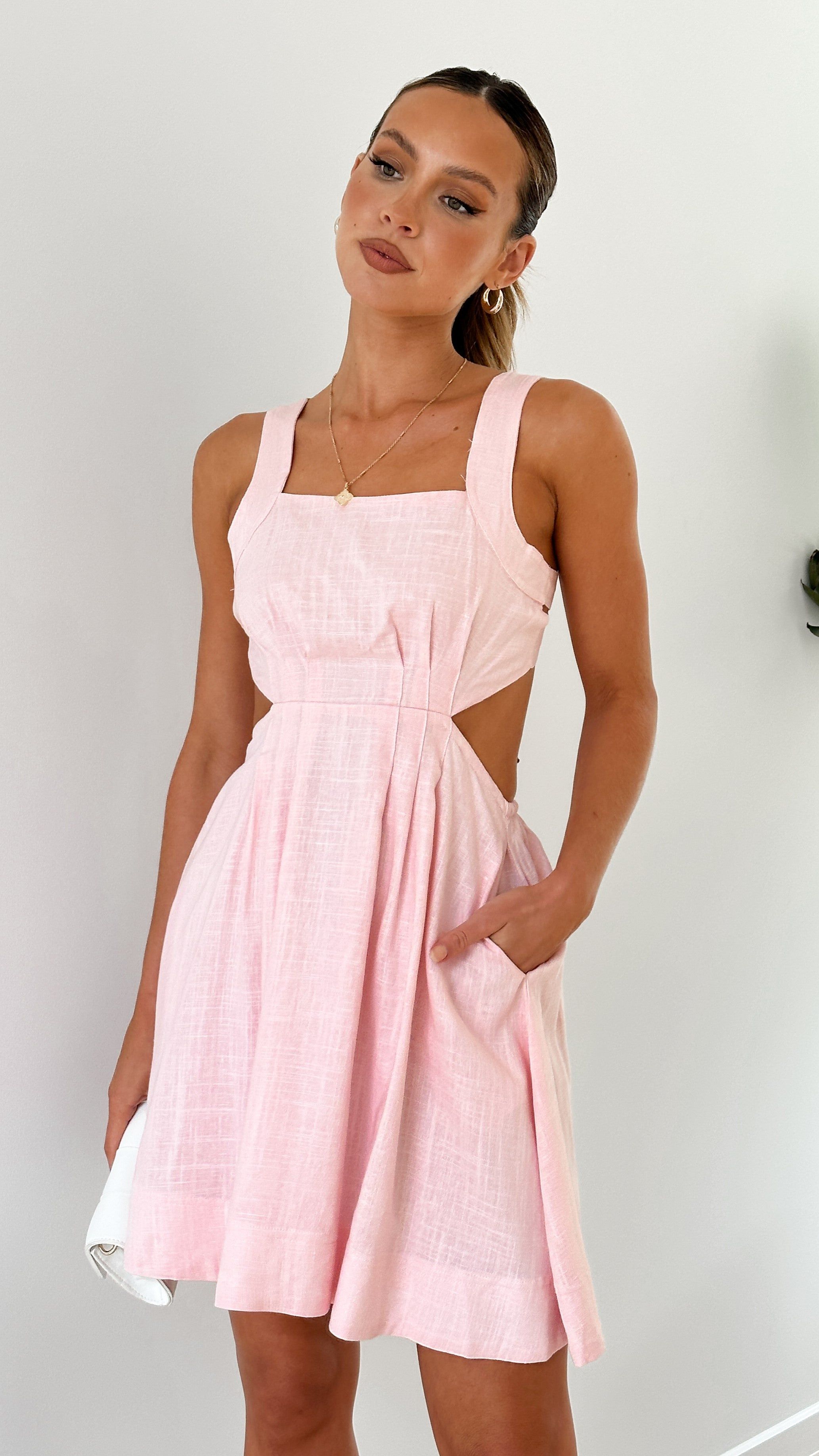 Ebba Mini Dress - Pink sold by Billy J product image thumbnail 3