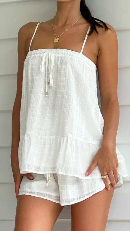 Kimberly Top - White sold by Billy J