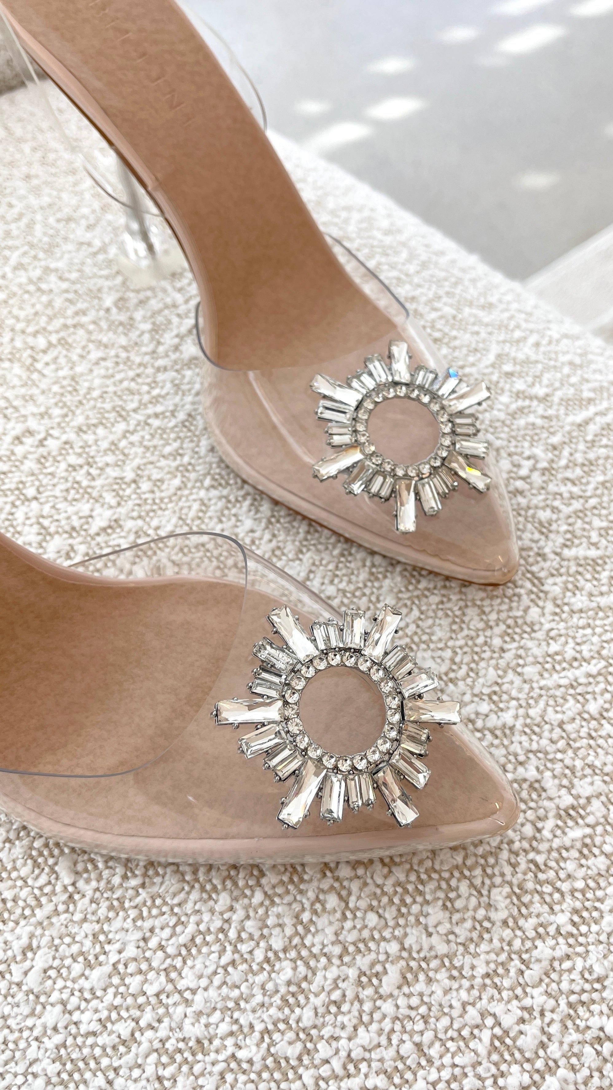 Francesca Heel - Nude Patent sold by Billy J