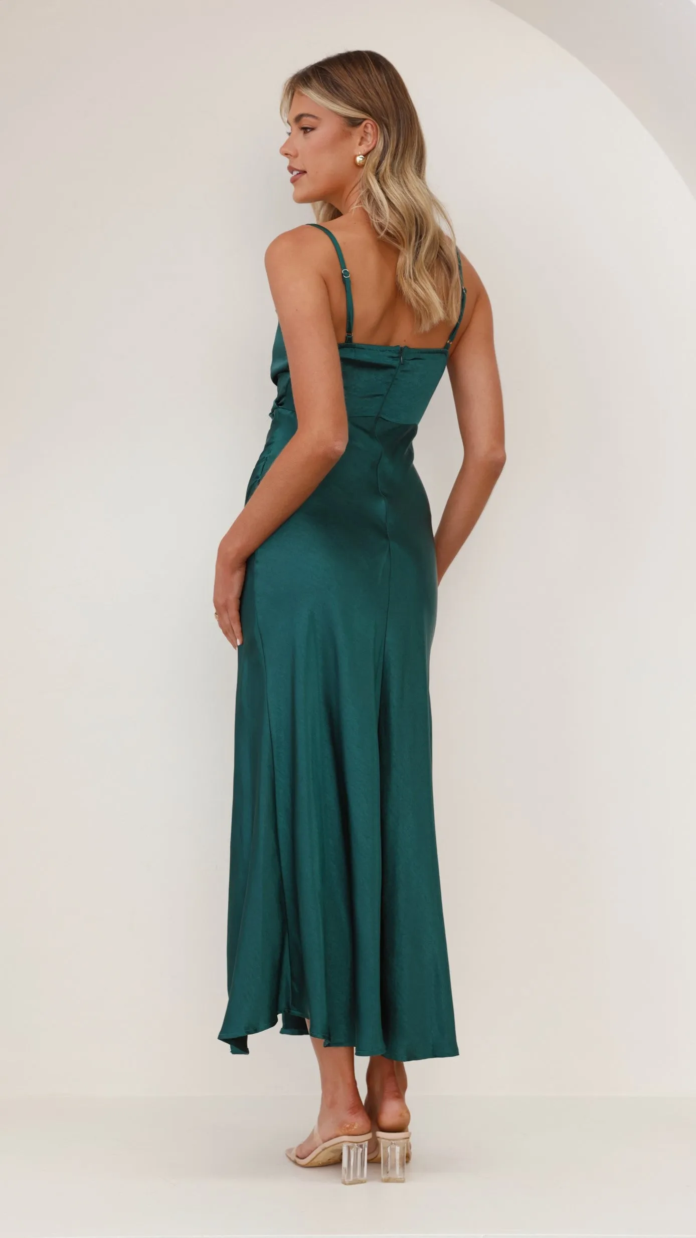 Elsa Midi Dress - Emerald sold by Billy J product image thumbnail 4
