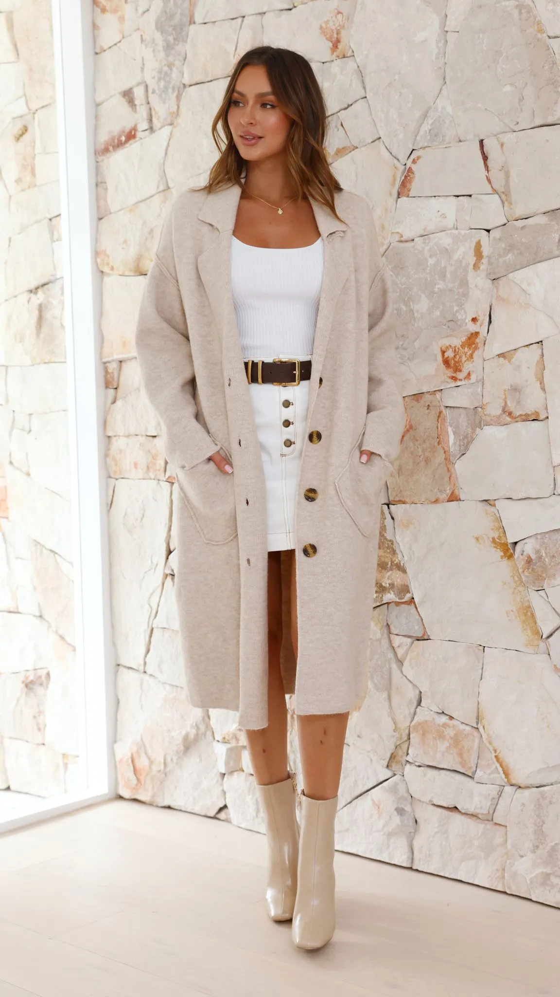 Kacela Jacket - Oatmeal sold by Billy J product image thumbnail 3