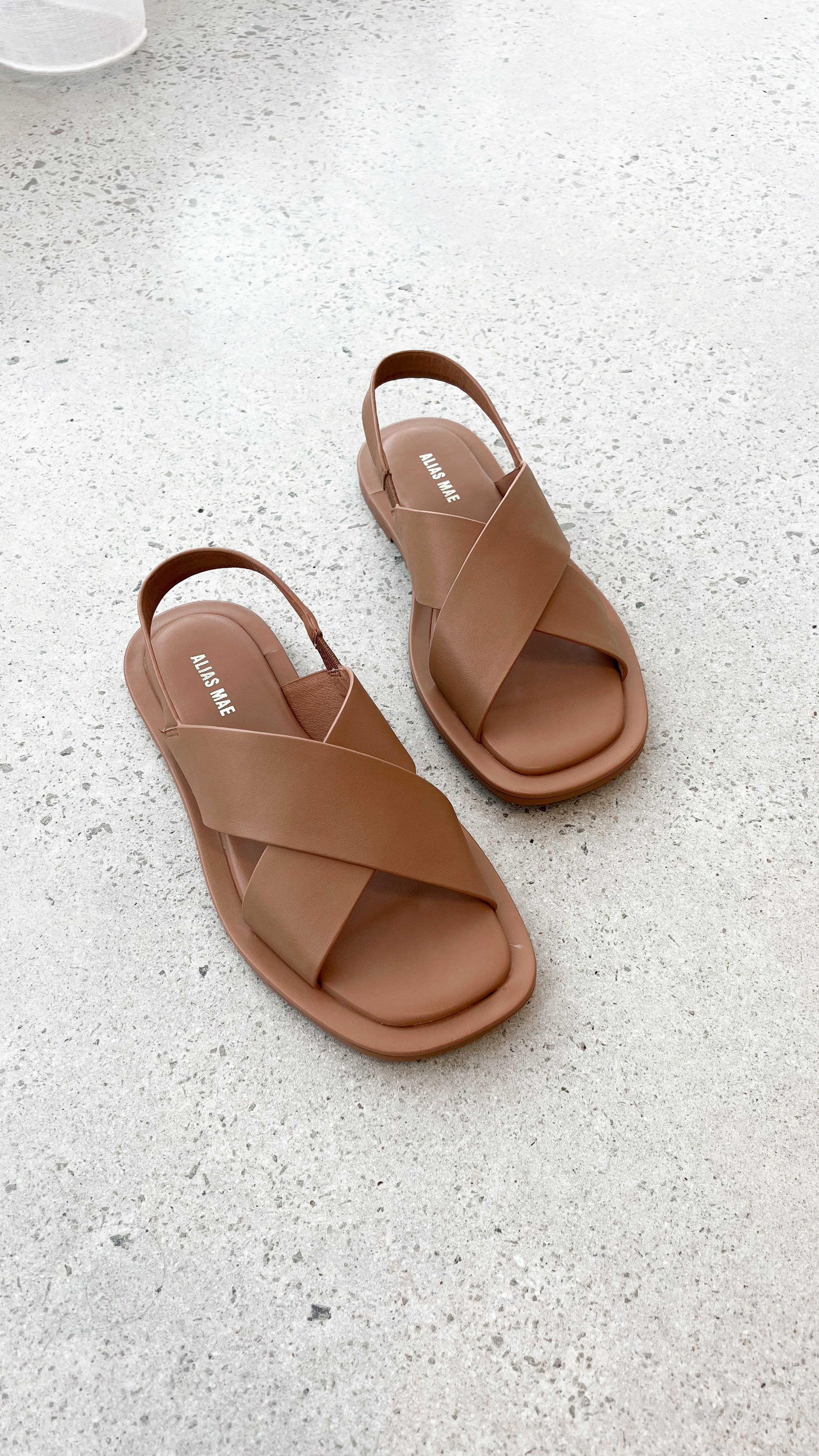 Alias Mae Keya Sandal - Pecan Leather sold by Billy J