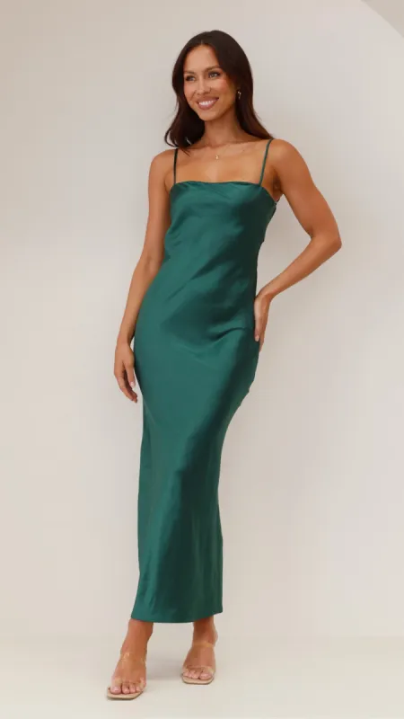 Keira Maxi Dress - Emerald sold by Billy J