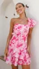 Carmina Mini Dress - Pink Floral sold by Billy J