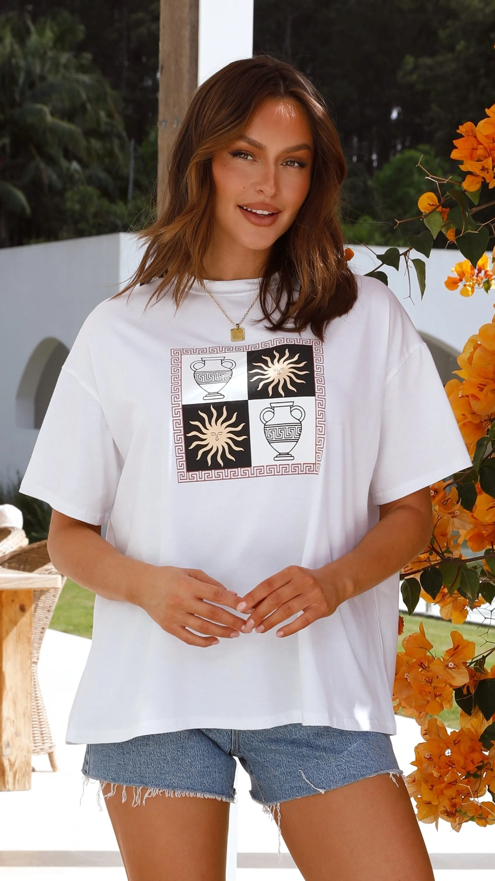 Villa T-Shirt - White sold by Billy J