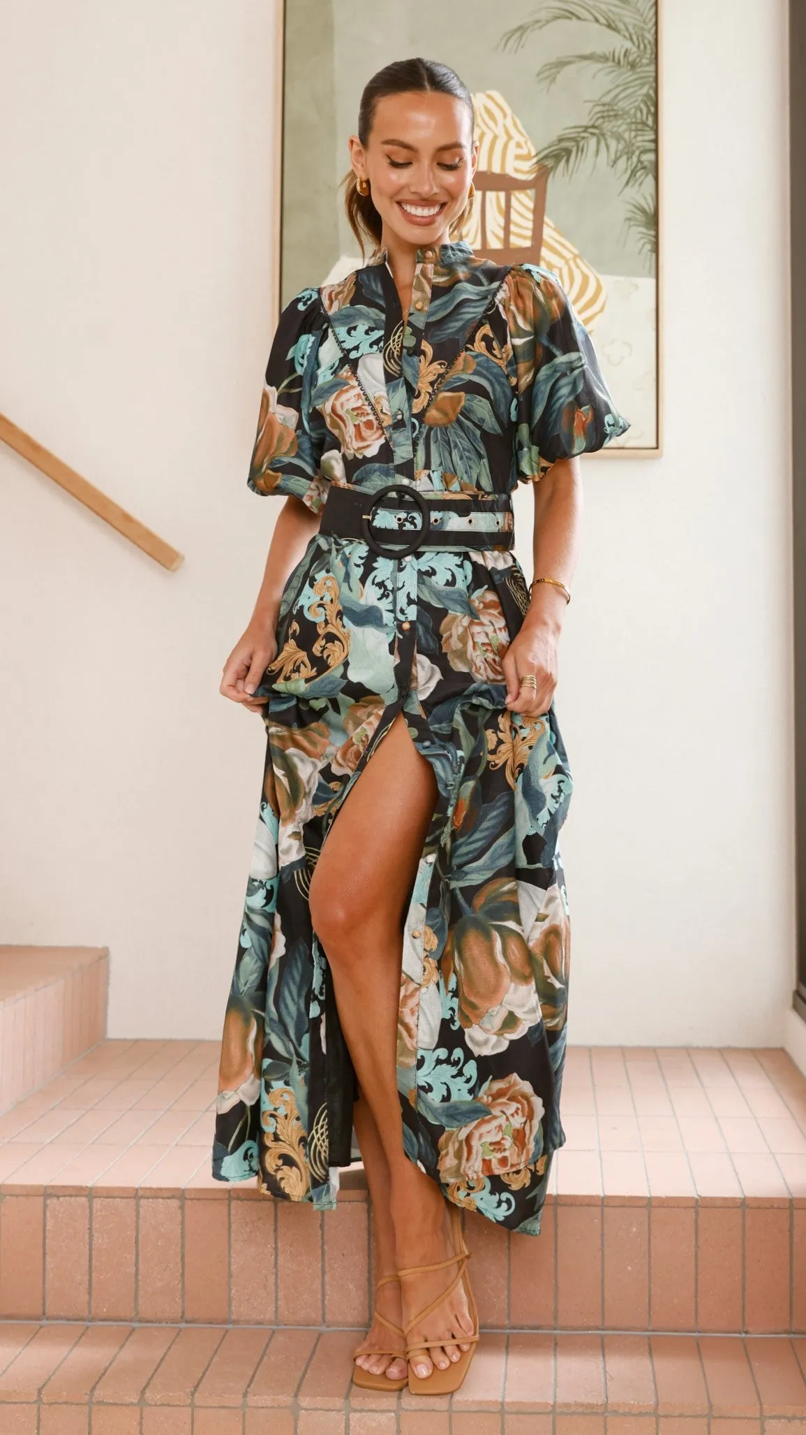 Hedley Maxi Dress - Noir sold by Billy J product image thumbnail 4