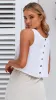 Persephone Crop Top - White sold by Billy J