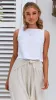 Persephone Crop Top - White sold by Billy J