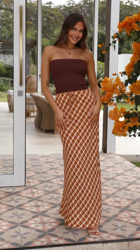 Linda Maxi Skirt - Blake Print sold by Billy J