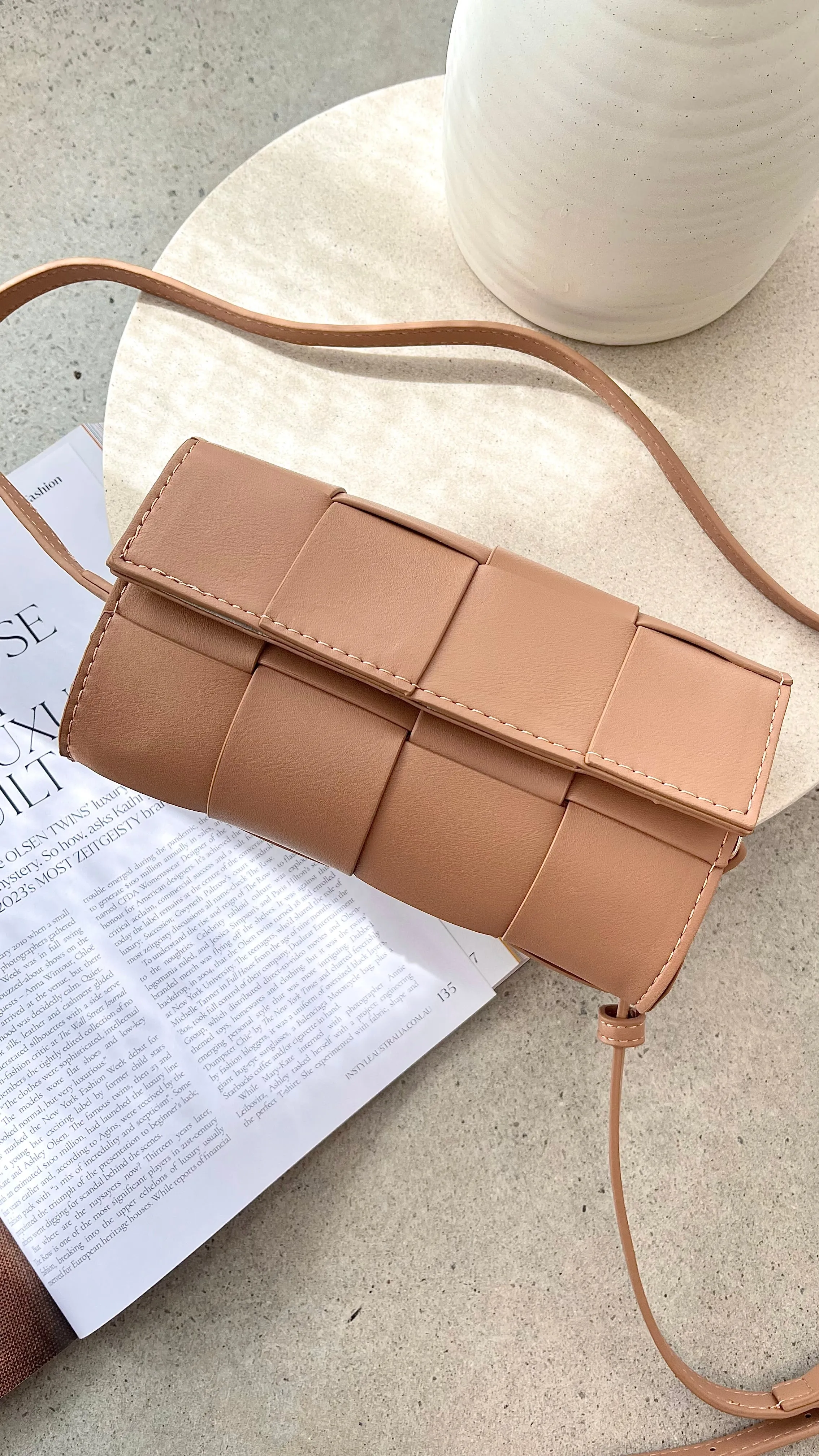 Brit Crossbody Bag - Sand sold by Billy J