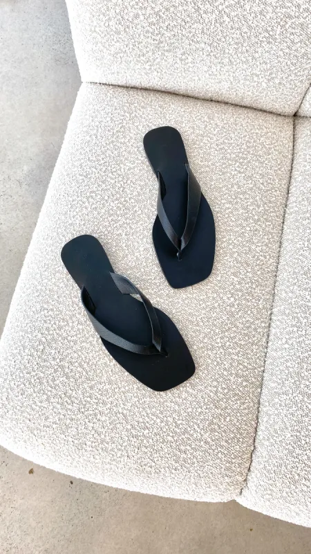 Fabian Slide - Black sold by Billy J