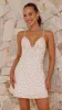 Coco Mini Dress - White / Pink Floral sold by Billy J