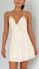 Coco Mini Dress - White / Pink Floral sold by Billy J