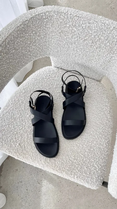 Zoelie Sandal - Black sold by Billy J