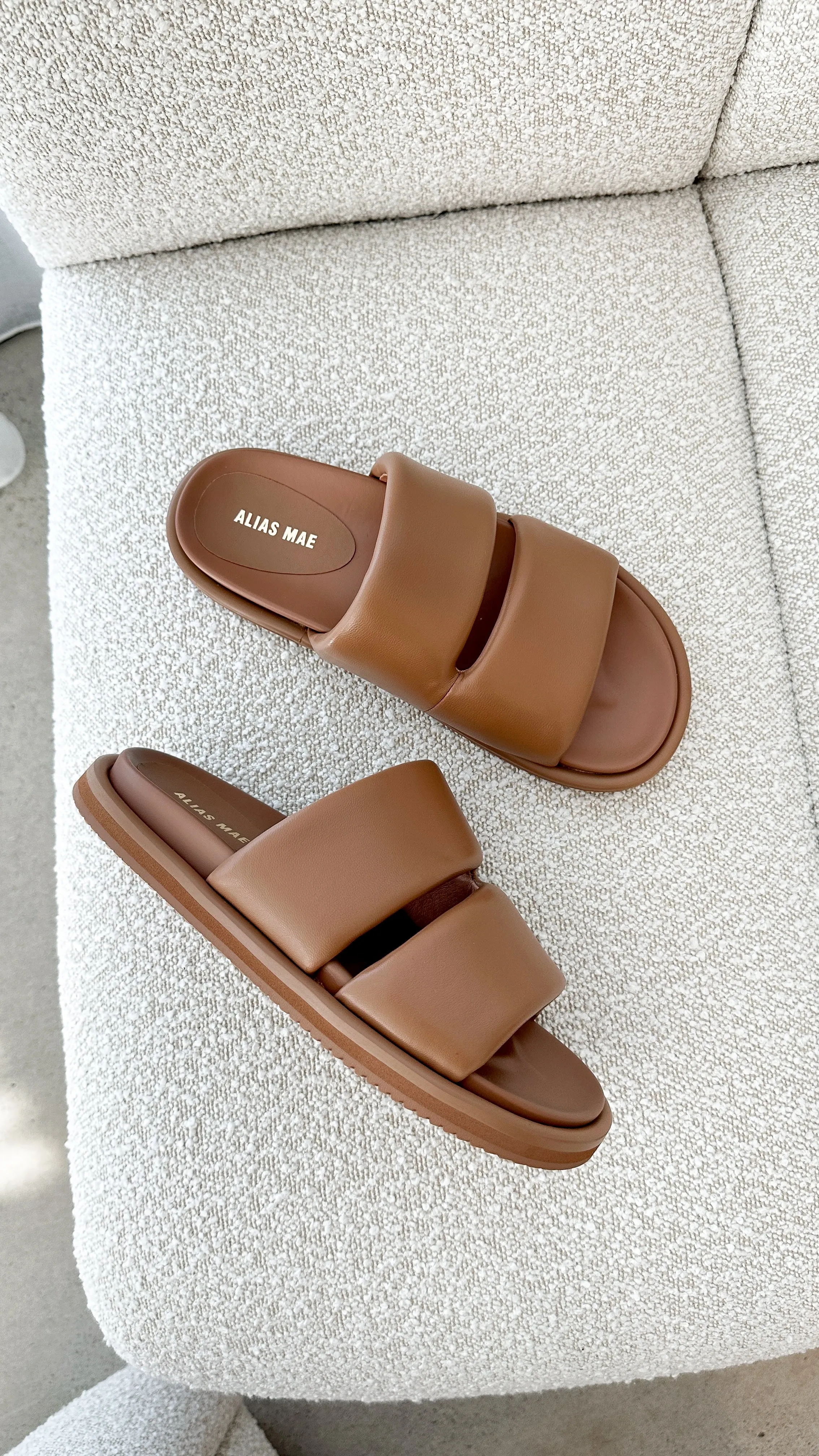 Alias Mae Dawn Slide - Pecan Leather sold by Billy J
