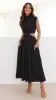 Maddison Midi Dress - Black sold by Billy J