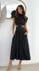 Maddison Midi Dress - Black sold by Billy J