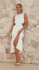 Jamila Midi Dress - White sold by Billy J