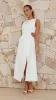Jamila Midi Dress - White sold by Billy J