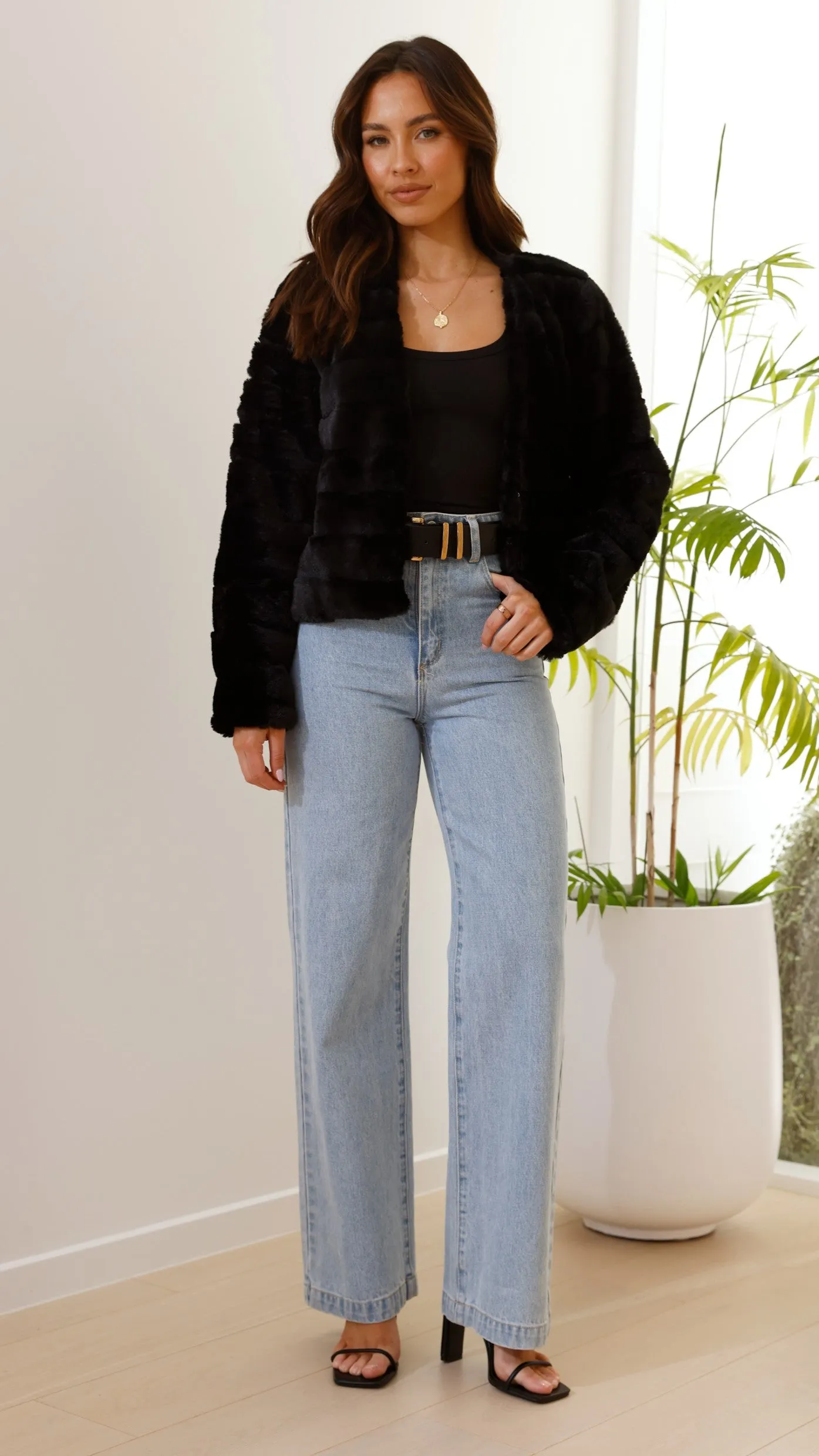 Tully Crop Jacket - Black sold by Billy J product image thumbnail 3
