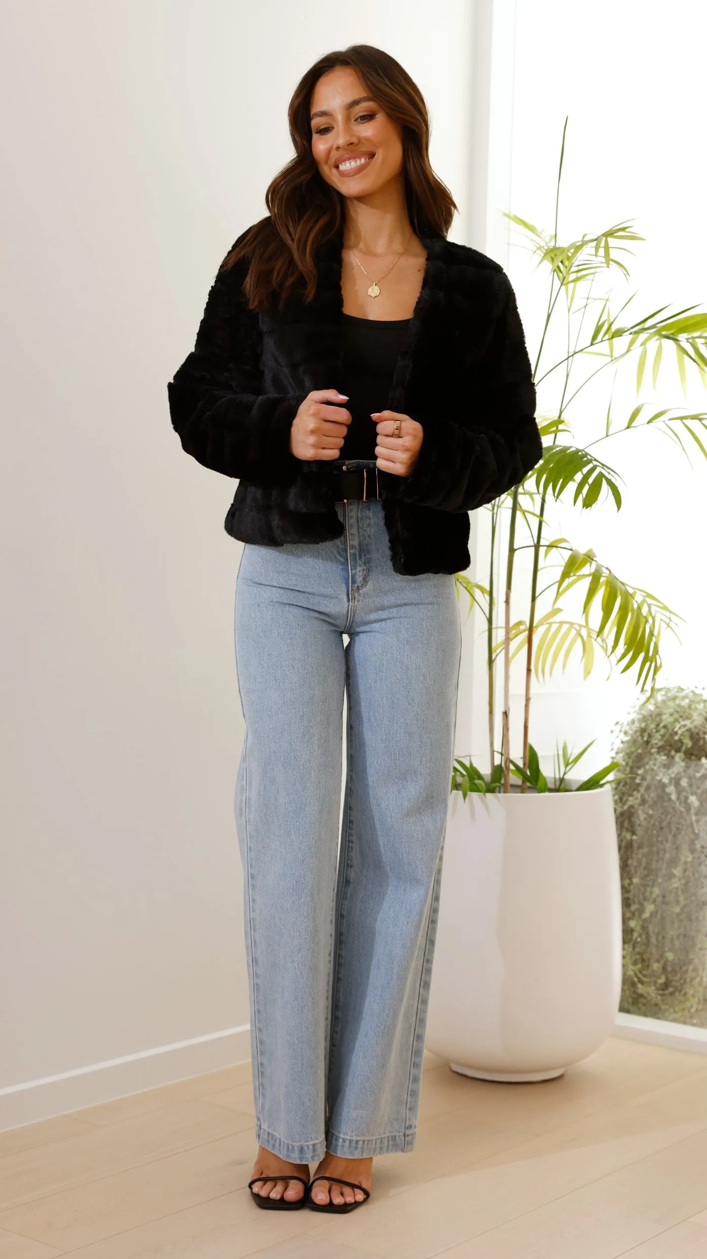 Tully Crop Jacket - Black sold by Billy J product image thumbnail 5