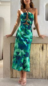 Blossom Dress - Green Calista sold by Billy J