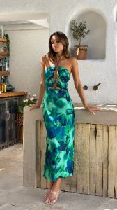 Blossom Dress - Green Calista sold by Billy J