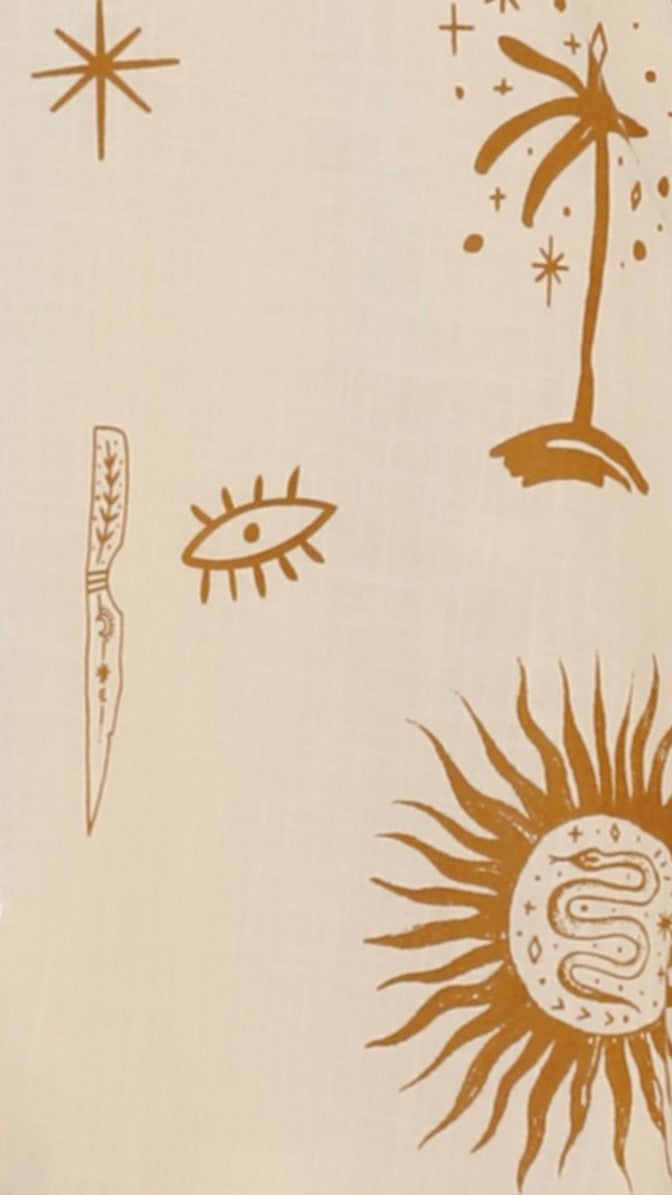 Bethani Mini Dress - Beige / Brown Sun & Snake sold by Billy J product image thumbnail 5