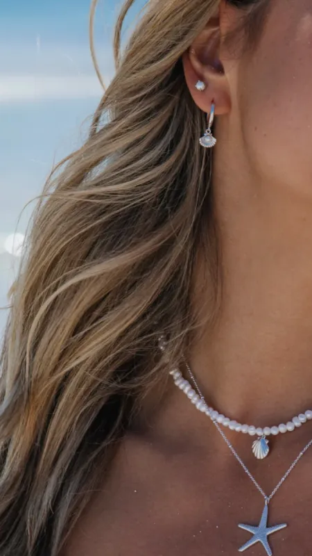 Sunseeker Hoops - Sterling Silver sold by Billy J