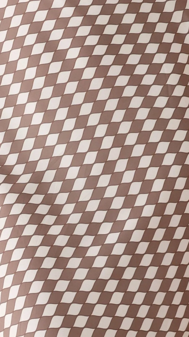 Mia Maxi Dress - Brown Geo sold by Billy J product image thumbnail 3